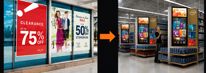 Digital Screen Signage vs. Static Communication: Which is Better?