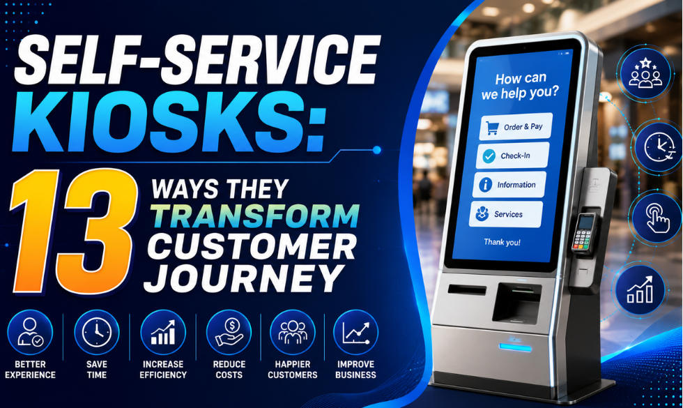 Self-Service Kiosks: 13 Ways They Transform Customer Journey