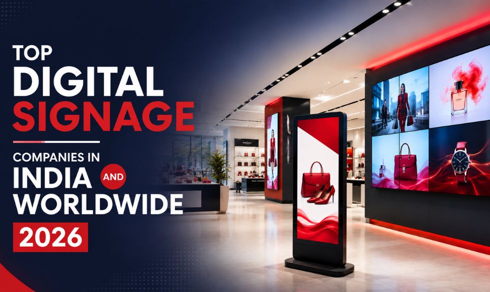 Top Digital Signage Companies in India and Worldwide for 2026