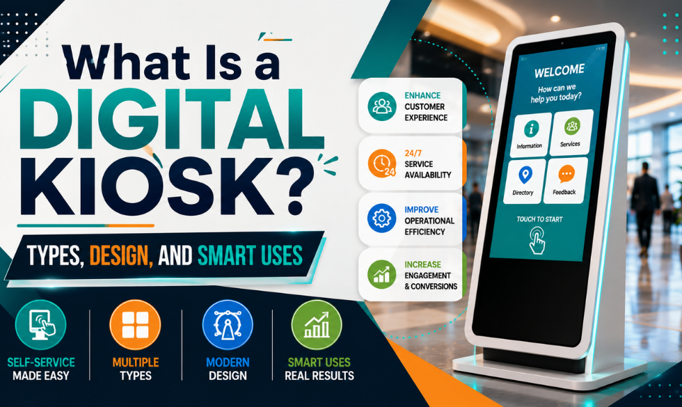 What Is a Digital Kiosk? Types, Design, and Smart Uses